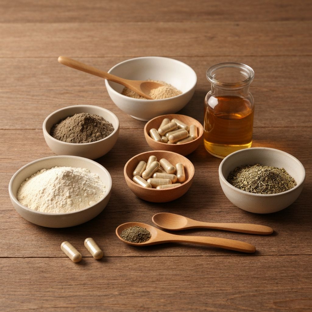 Różne formy naturalnych dodatków